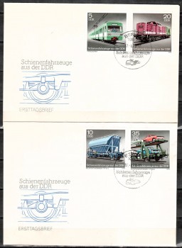 DDR Michelnummer 2414 - 2417 FDC