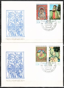 DDR Michelnummer 2418 - 2421 FDC
