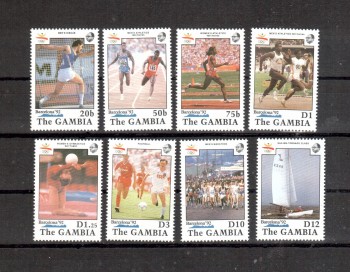 (intern: OLY241 ) Gambia Michelnummer 1070 - 1077 postfrisch (intern: OLY241 ) Gambia Michelnummer 1070 - 1077 postfrisch