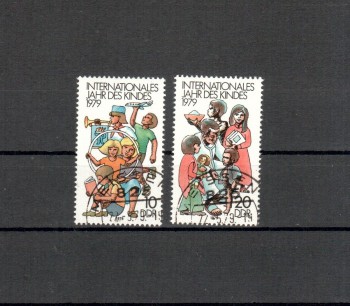 DDR Michelnummer 2422 - 2423 gestempelt DDR Michelnummer 2422 - 2423 gestempelt