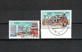 DDR Michelnummer 2424 - 2425 gestempelt DDR Michelnummer 2424 - 2425 gestempelt