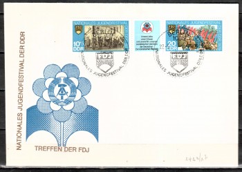 DDR Michelnummer 2426 - 2427 FDC