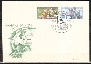 DDR Michelnummer 2431 - 2432 FDC