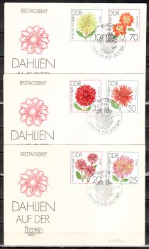 DDR Michelnummer 2435 - 2440 FDC
