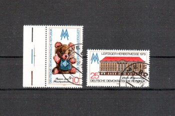 DDR Michelnummer 2452 - 2453 gestempelt DDR Michelnummer 2452 - 2453 gestempelt