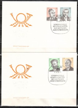 DDR Michelnummer 2454 - 2457 FDC DDR Michelnummer 2454 - 2457 FDC