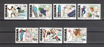 (intern: OLY245 ) Ghana Michelnummer aus 1662 - 1671 postfrisch (intern: OLY245 ) Ghana Michelnummer aus 1662 - 1671 postfrisch