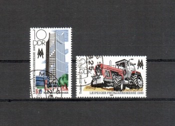 DDR Michelnummer 2498 - 2499 gestempelt