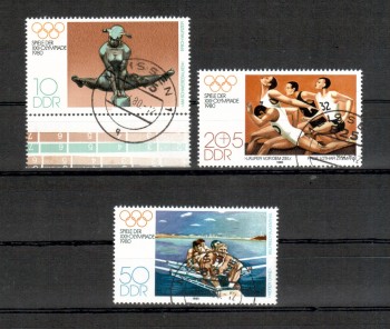 DDR Michelnummer 2503 - 2505 gestempelt