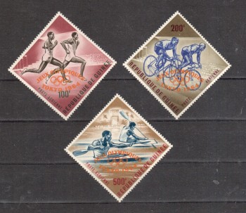 (intern: OLY250 ) Guinea Michelnummer 239 - 241 b postfrisch (intern: OLY250 ) Guinea Michelnummer 239 - 241 b postfrisch