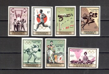 (intern: OLY251 ) Guinea Michelnummer 265 - 271 B postfrisch (intern: OLY251 ) Guinea Michelnummer 265 - 271 B postfrisch