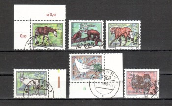 DDR Michelnummer 2522 - 2527 gestempelt