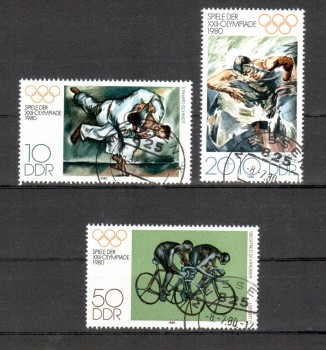 DDR Michelnummer 2528 - 2530 gestempelt