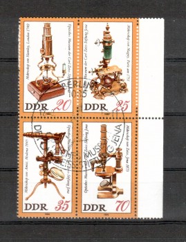DDR Michelnummer 2534 - 2537 gestempelt