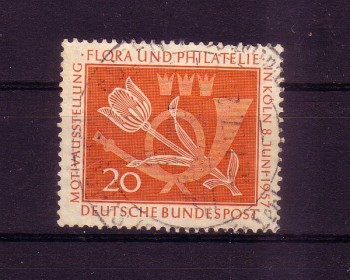 BRD Michelnummer 254 gestempelt BRD Michelnummer 254 gestempelt