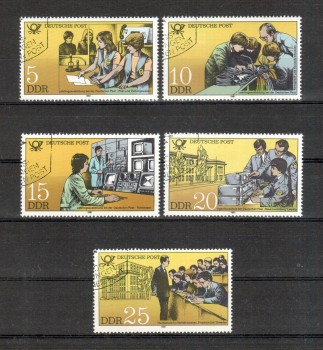 DDR Michelnummer 2583 - 2587 gestempelt