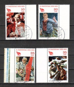 DDR Michelnummer 2595 - 2598 gestempelt