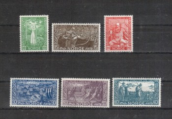 Norwegen Michelnummer 259 - 264 postfrisch Norwegen Michelnummer 259 - 264 postfrisch