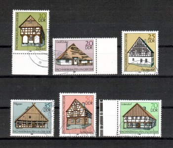 DDR Michelnummer 2623 - 2628 gestempelt