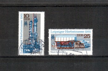 DDR Michelnummer 2634 - 2635 gestempelt