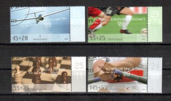 BRD Michelnummer 2649 - 2652 gestempelt