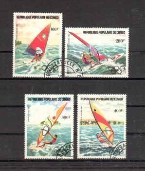 (intern: OLY265 ) Kongo Brazzaville Michelnummer 917 - 920 gestempelt (intern: OLY265 ) Kongo Brazzaville Michelnummer 917 - 920 gestempelt