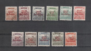 Ungarn Michelnummer 266 - 276 gestempelt Ungarn Michelnummer 266 - 276 gestempelt