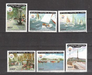 (intern: OLY266 ) Kongo Brazzaville Michelnummer 1183 - 1188 A postfrisch (intern: OLY266 ) Kongo Brazzaville Michelnummer 1183 - 1188 A postfrisch