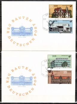 DDR Michelnummer 2673 - 2676 FDC