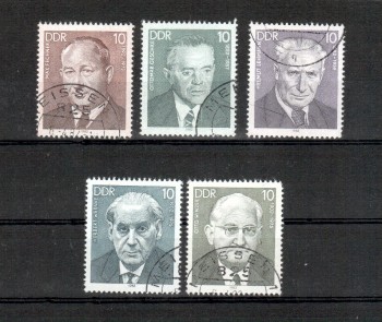 DDR Michelnummer 2686 - 2690 gestempelt