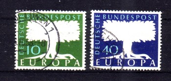 BRD Michelnummer 268-269 gestempelt