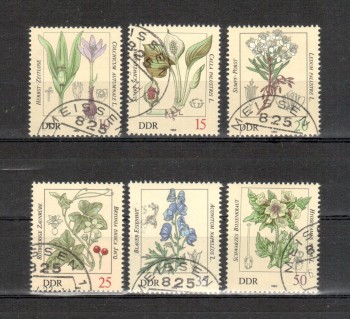 DDR Michelnummer 2691 - 2696 gestempelt