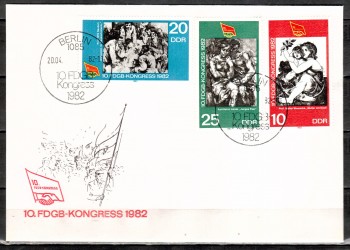 DDR Michelnummer 2699 - 2701 FDC