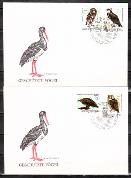 DDR Michelnummer 2702 - 2705 FDC