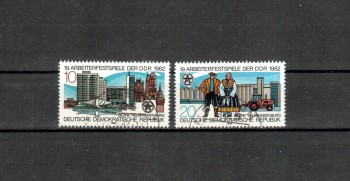 DDR Michelnummer 2706 - 2707 gestempelt