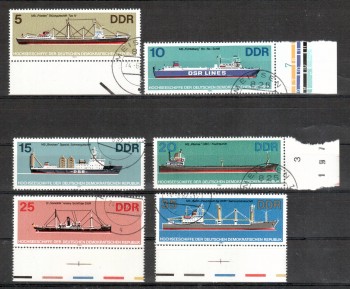 DDR Michelnummer 2709 - 2714 gestempelt