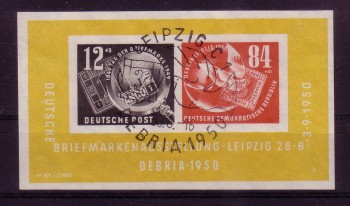 DDR Michelnummer 271 - 272 Block 7 gestempelt