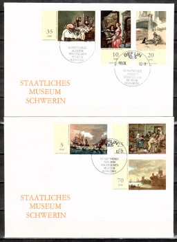 DDR Michelnummer 2726 - 2731 FDC