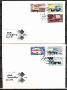 DDR Michelnummer 2744 - 2749 FDC