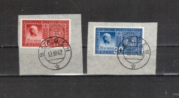 Norwegen Michelnummer 274 - 275 gestempelt Norwegen Michelnummer 274 - 275 gestempelt