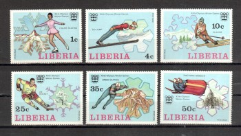 (intern: OLY274 ) Liberia Michelnummer 980 - 985 A postfrisch (intern: OLY274 ) Liberia Michelnummer 980 - 985 A postfrisch