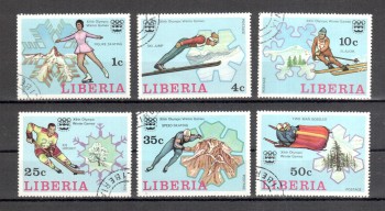 (intern: OLY275 ) Liberia Michelnummer 980 - 985 A gestempelt (intern: OLY275 ) Liberia Michelnummer 980 - 985 A gestempelt