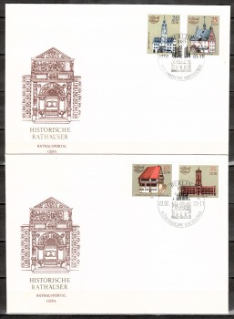 DDR Michelnummer 2775 - 2778 FDC