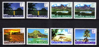 frz.Polynesien Michelnummer 278 - 283 mit Varianten postfrisch 