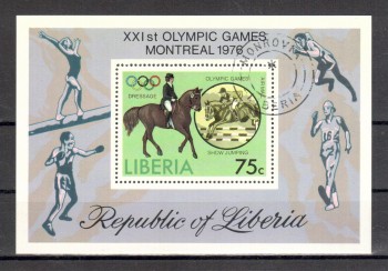 (intern: OLY279 ) Liberia Michelnummer Block 80 A gestempelt (intern: OLY279 ) Liberia Michelnummer Block 80 A gestempelt