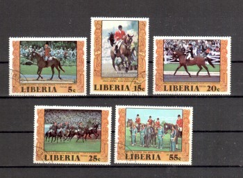 (intern: OLY280 ) Liberia Michelnummer 1032 - 1036 A gestempelt (intern: OLY280 ) Liberia Michelnummer 1032 - 1036 A gestempelt