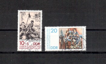 DDR Michelnummer 2812 - 2813 gestempelt