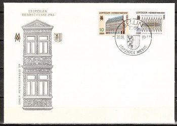 DDR Michelnummer 2822 - 2823 FDC DDR Michelnummer 2822 - 2823 FDC