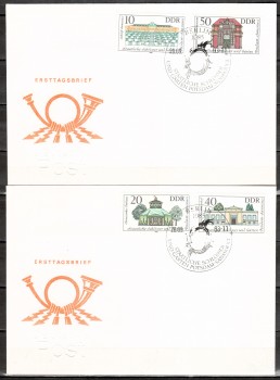DDR Michelnummer 2826 - 2829 FDC DDR Michelnummer 2826 - 2829 FDC