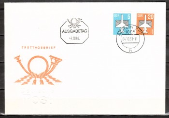 DDR Michelnummer 2831 - 2832 FDC DDR Michelnummer 2831 - 2832 FDC